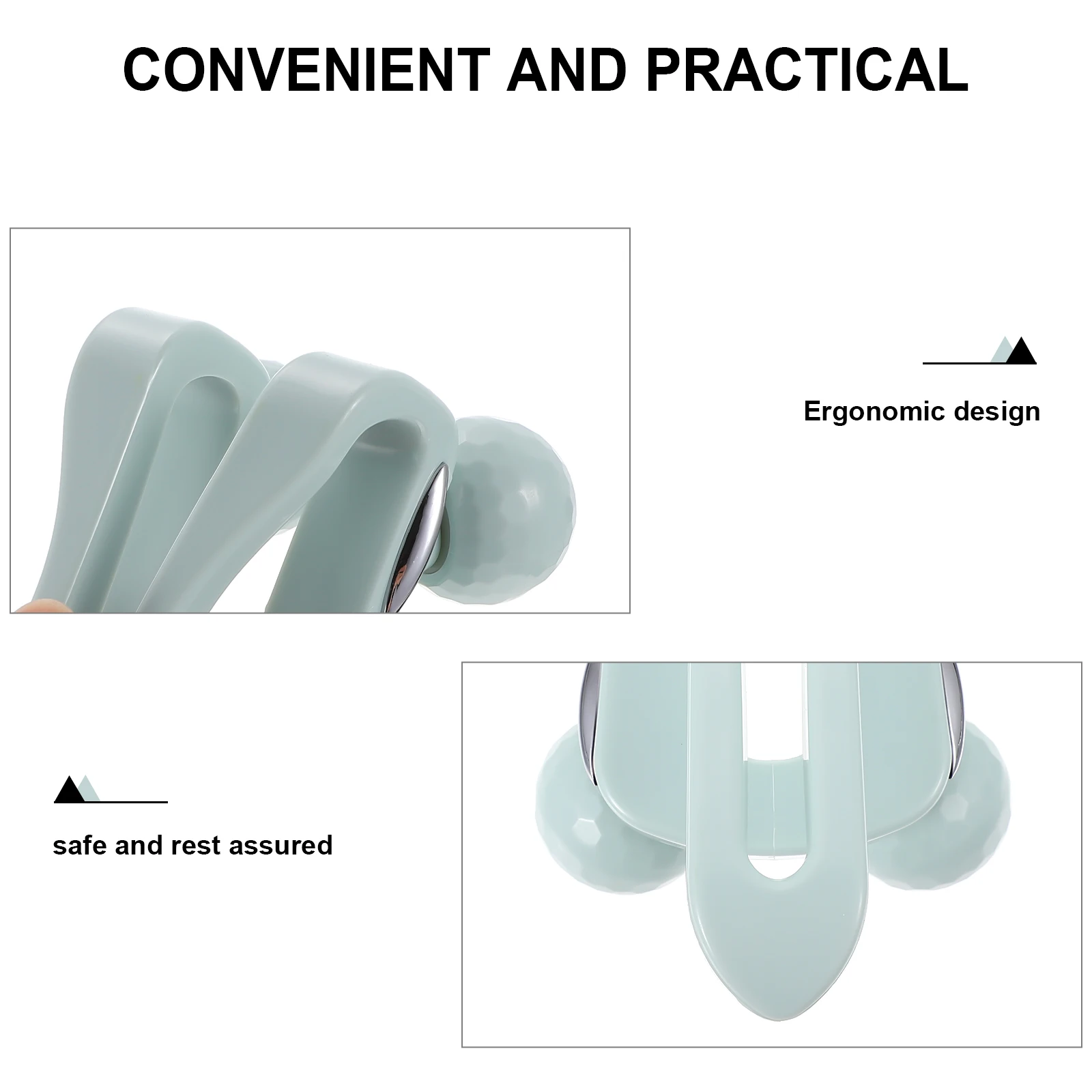 

Upgraded Shoulder Wheel Ergonomic Portable Neck Back Massaging Roller for Body Handheld Handheld Massager Massager