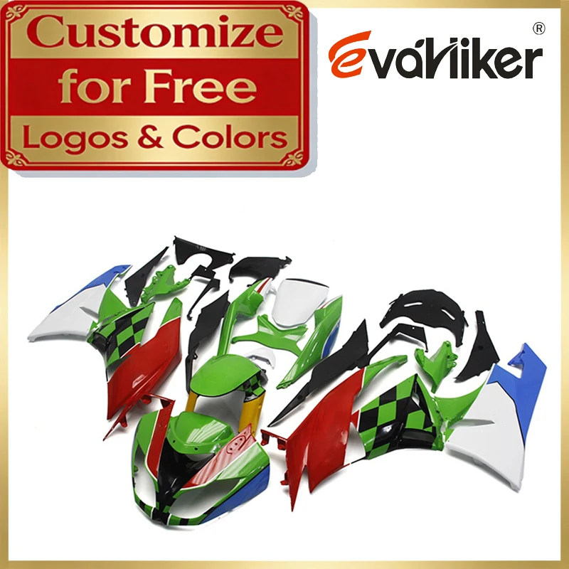 

Full Fairing Bodywork For Kawasaki ZX6R 2009 2010 2011 2012 ZX636 09 12 ABS Injection Mold Custom Color Green Red