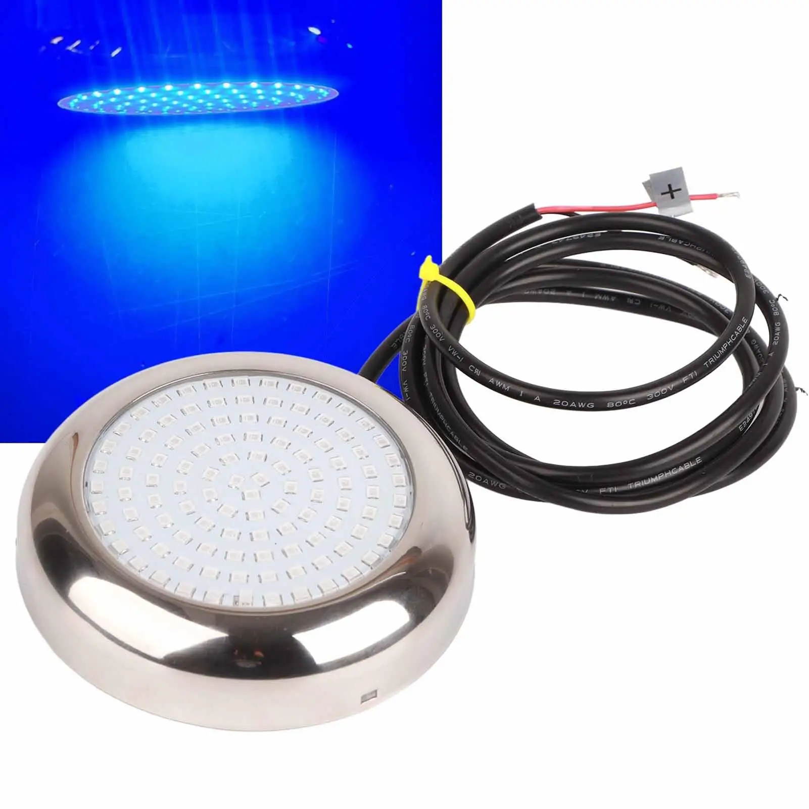 Lâmpada subaquática LED para barco 135 °   Economia de energia à prova d'água IP68 de ângulo luminoso para piscina