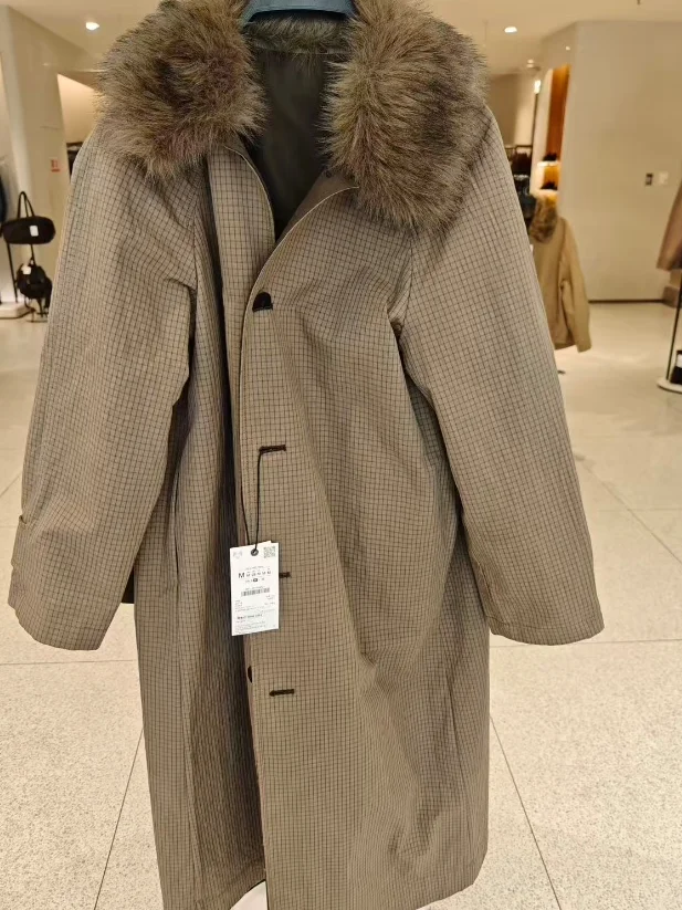 

Двустороннее пальто с эффектом искусственного меха, новое осеннее женское высококачественное универсальное пальто в Корейском стиле из полиэфирного волокна