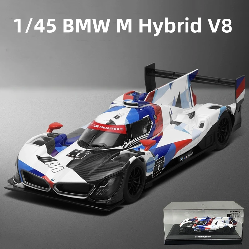 1:45 BMW M Hybrid V8 Super Racing Legierung Auto Druckguss & Spielzeugfahrzeuge Automodell Miniaturmodellauto für Kinder