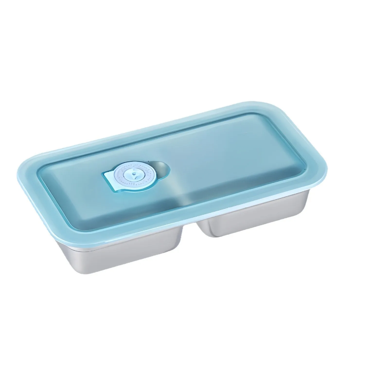 

Snack Containers Reusable,Stainless Steel Double Compartment Snack Containers,Dishwasher Reusable Condiment Containers With Lids