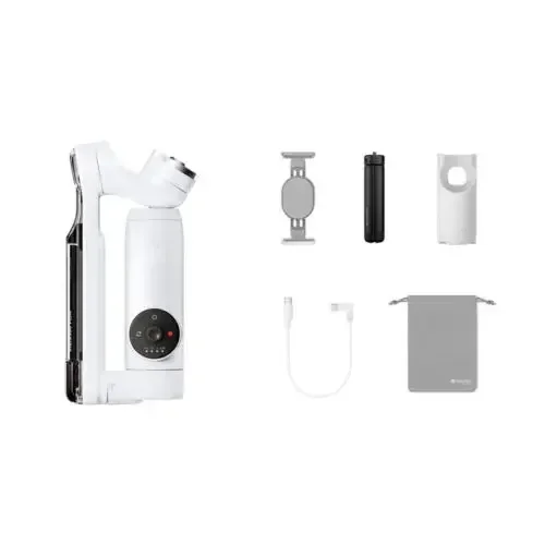 Insta360 Flow AI-Powered AI-Face Tracking Faltbarer 3-Achsen-Gimbal-Stabilisator für Smartphone IOS Android Phone