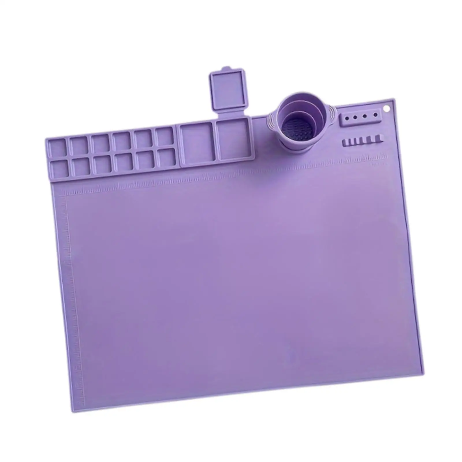 Silicone Painting Mat Artist Mat Easy to Clean Table Graffiti Mat Nonstick Silicone Sheet for DIY Painting Crafting Craft Art