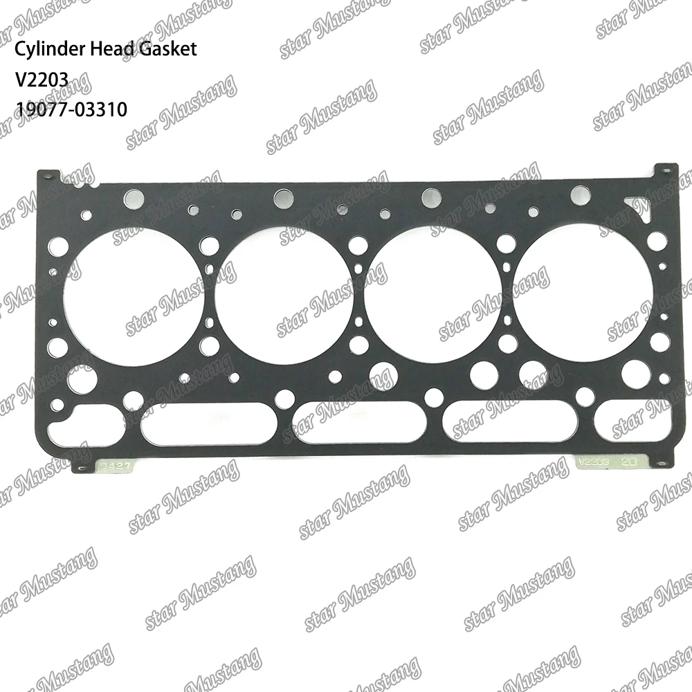 V2203 Cylinder Head Gasket 19077-03310 Suitable For Kubota Engine Parts