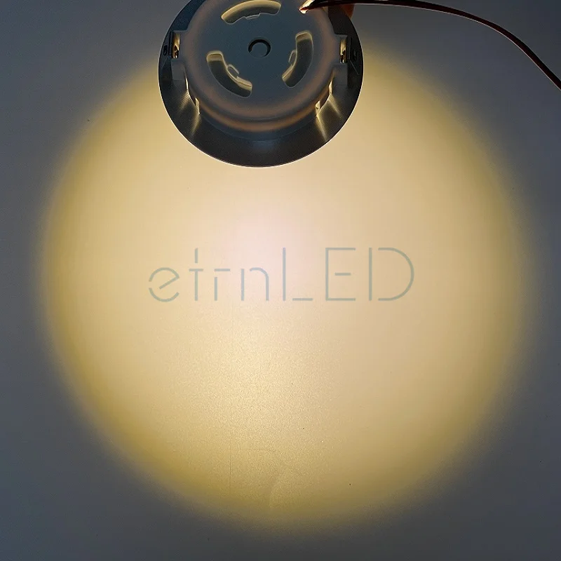 EtrnLED เพดาน Led รอบ Mini Focus 12V Ultra Thin Dimmable ในตัวโคมไฟในร่ม Home ตู้โชว์ตู้ downlight