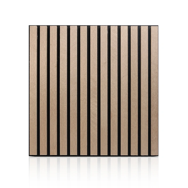 Eco-friendly Wood slat wall panels acoustic panels soundproofing Wooden MDF AKUPANEL acoustic wall for slat panels