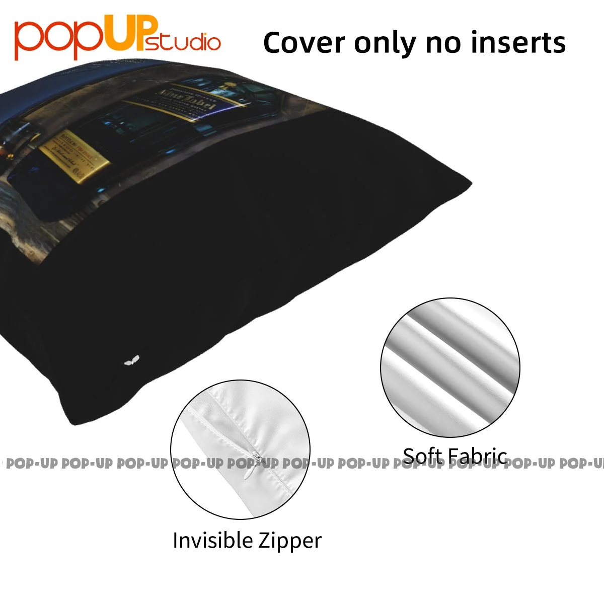 العرف جوني ووكر الأزرق تسمية ويسكي P-219 المخدة رمي غطاء وسادة ل أريكة سميكة نمط ديكور #4