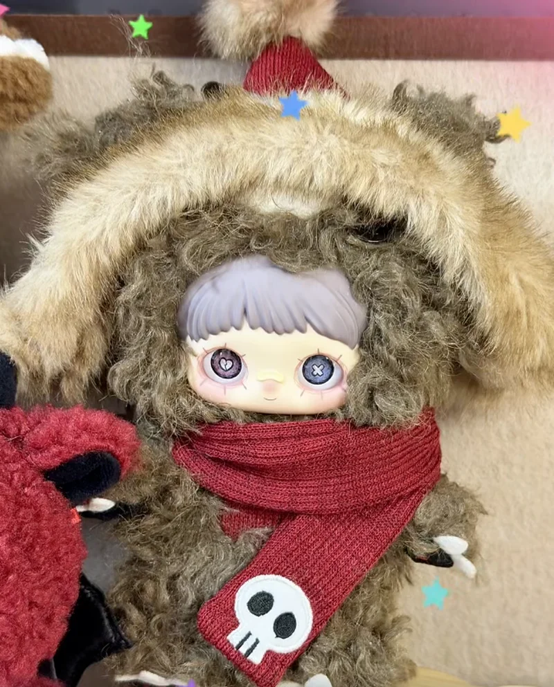 

MayMei Winter Bizarre Blind Box Doll Bag Charm Cute Doll Christmas Gift for Girls