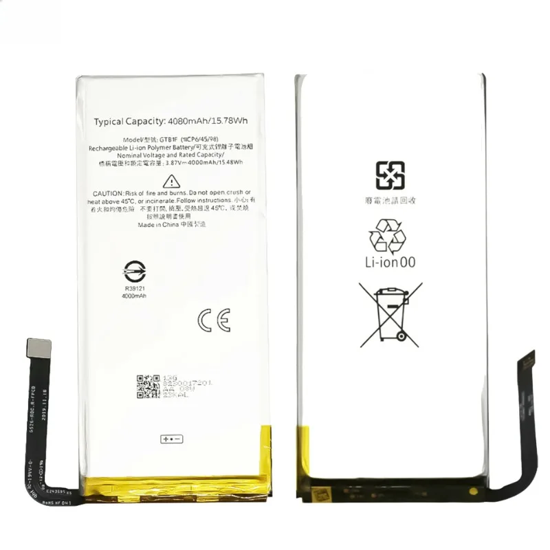 4080mah for Google Pixel 5 Mobile Phone Battery Large-capacity GTB1F