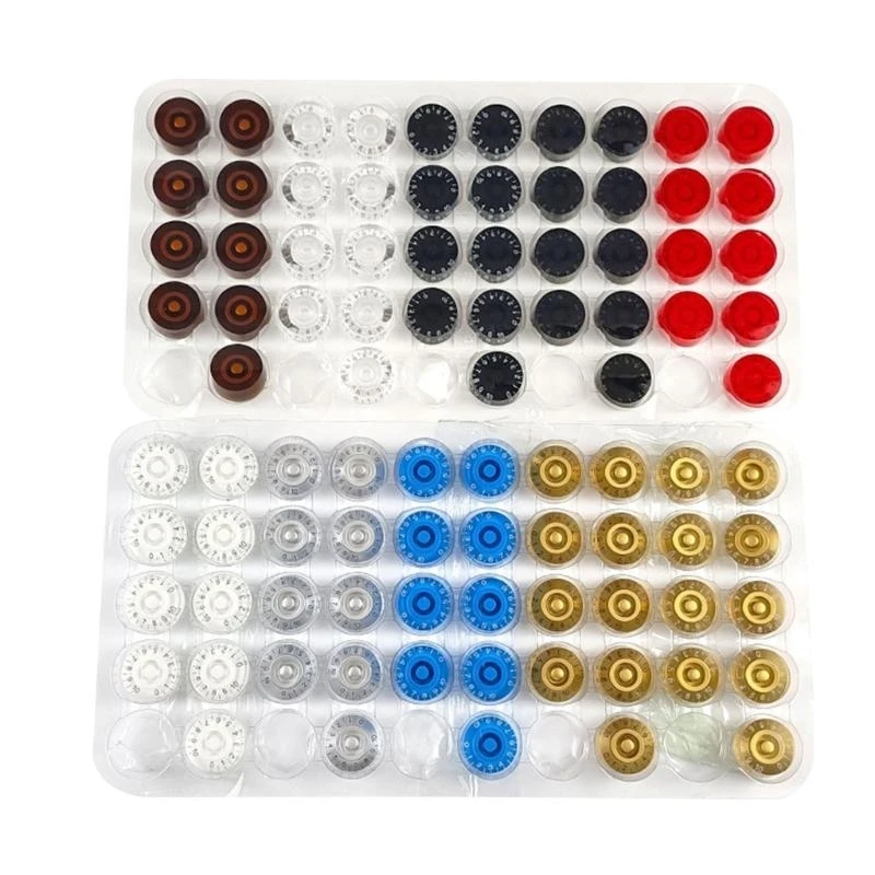 

Jazzes Guitar Knobs Concentric Knobs Bass Effect Button Control Turning Knobs Bass Knobs Guitar Potentiometer Knobs