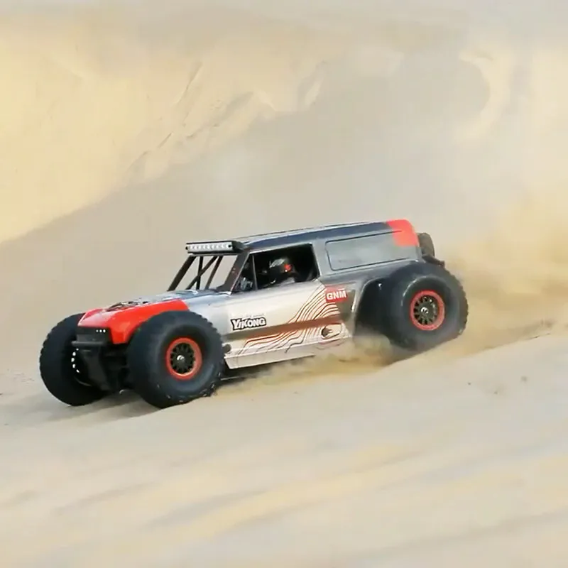 Caminhão RC Yikong Yk4073 em Escala 1/7 4wd Rtr de Alto Desempenho, Caminhão de Curto Curso para Deserto, Modelo de Controle Remoto para Hobby, Presentes
