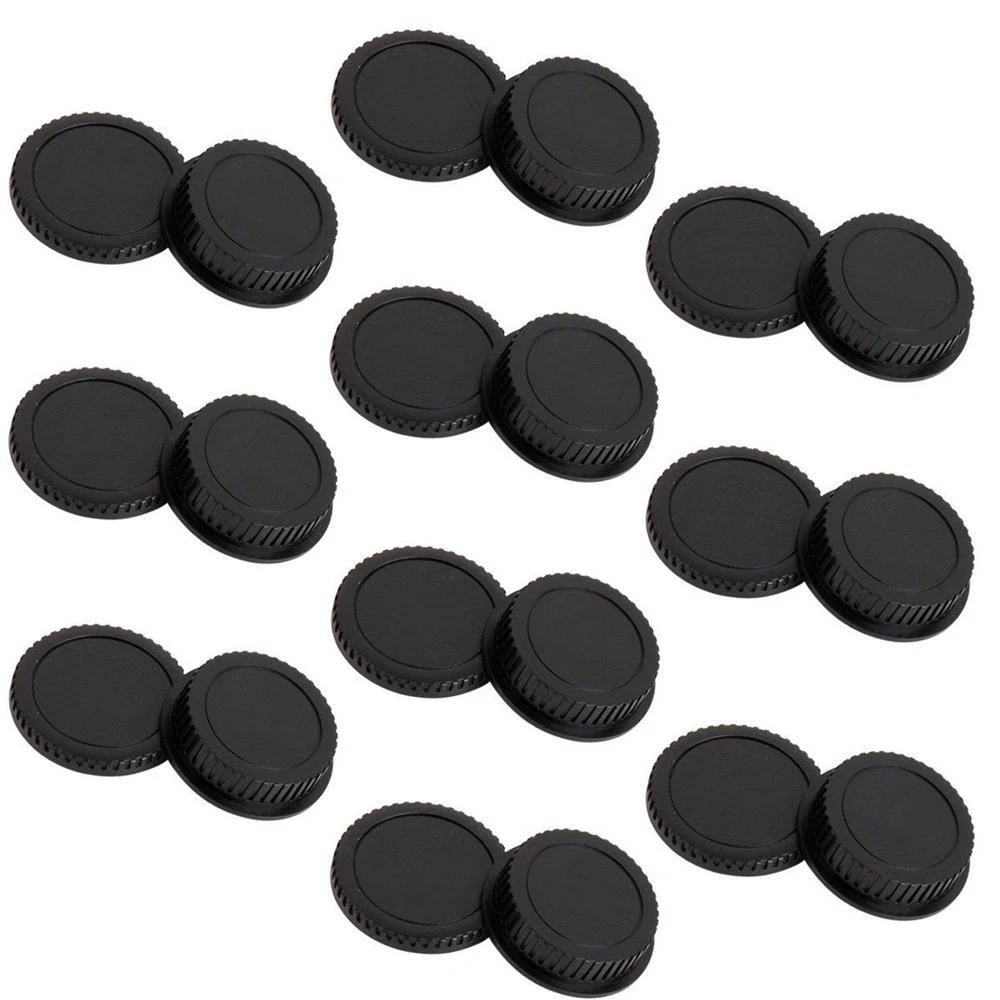 

10~100PCS Rear Lens Cap + Front Body Cap Cover for Canon EOS EFS EF EF-S Mount EF