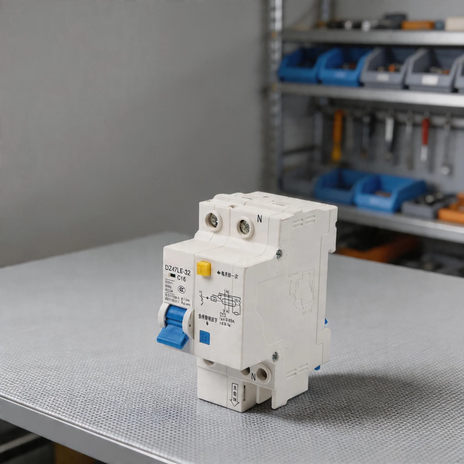 DZ47LE 32 1P+N Circuit Breaker 230V Protects Circuits from Overloads and Short Circuits Ensures Personal Safety
