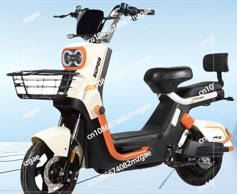 48V Electric Vehicle, Adult Two Wheeled Electric Bicycle, High-power Leisure Scooter