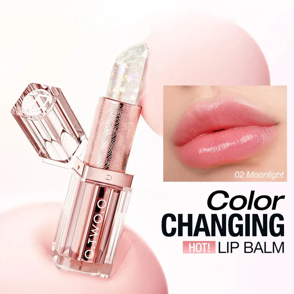 2Colors Glazed Temperature Color Changing Lipgloss Moisturizer Long-lasting Liquid Lipstick Lip Plumper Gloss Makeup For Women