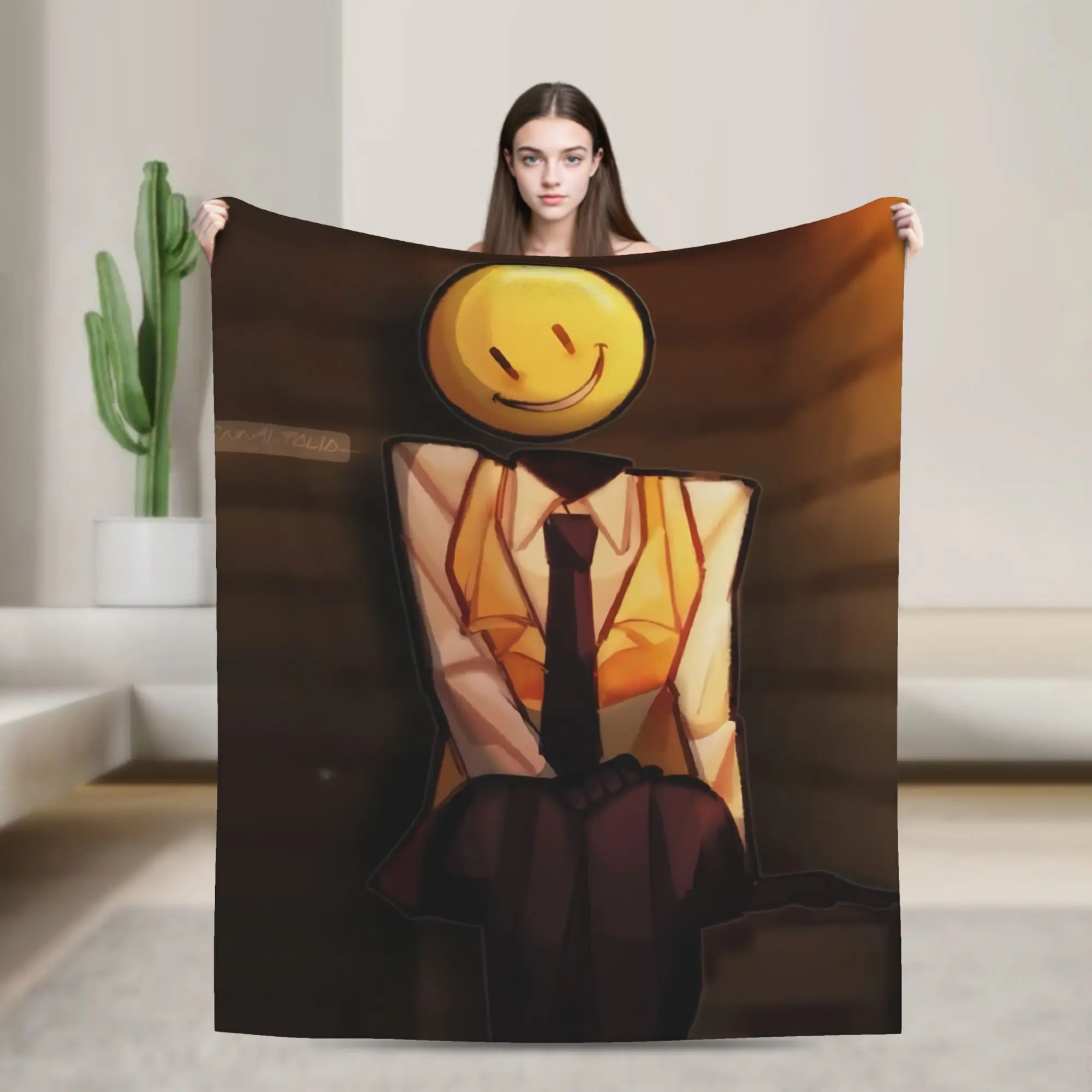 Verity Arg Horror Game Blanket Quality Warm Soft  Throw Blanket Winter Decorative Bedroom Print Bedspread