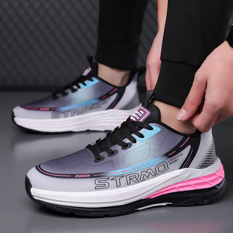 

Casual Running Shoes Men Marathon Sports Outdoor Walking Breathable Lightweight Men's Comfortable Athletic Nonskid Sneakers Shoe