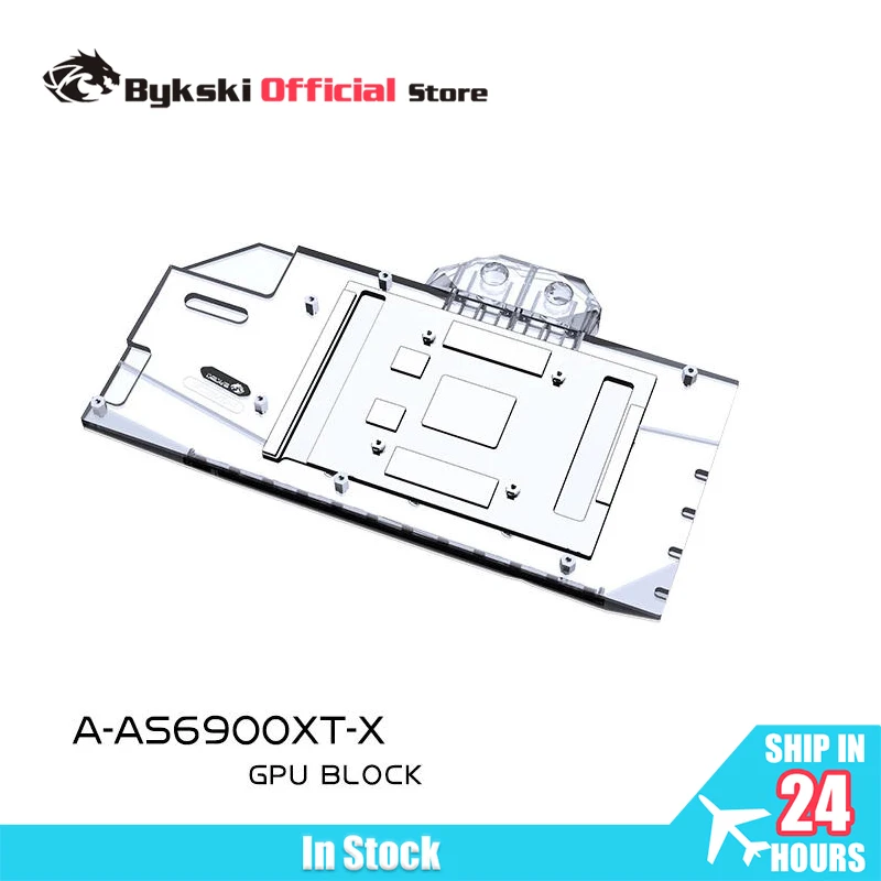 Bykski Water Block Use for ASUS TUF RX6900XT O16G/RX6800XT O10G GAMING GPU Card Cooled /Thickened Copper Plate A-AS6900XT-X
