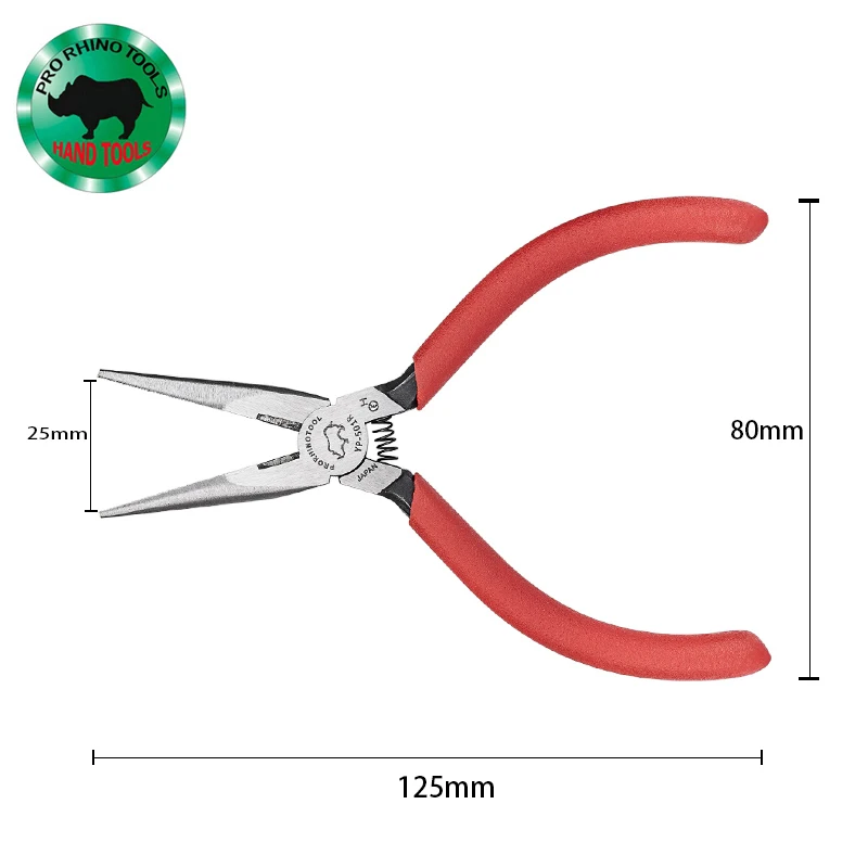 Japan RHINO Multi-Function With Teeth 5 Inch Sharp Nose Cutting Pliers Cutting Line Fishing YP-501R Mini Electronic Pliers