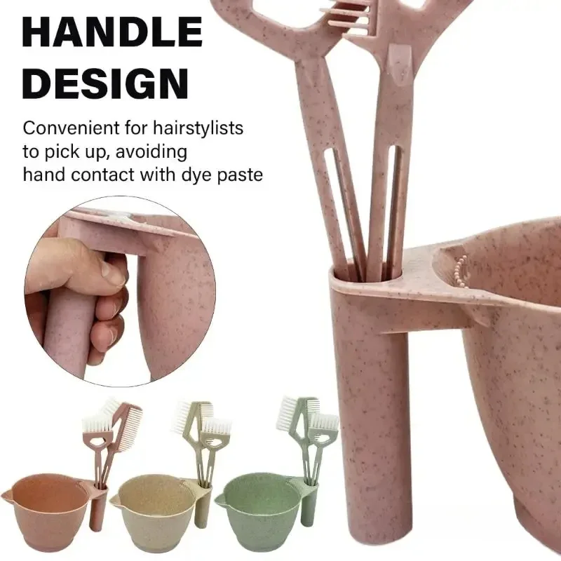 

Набор для краски для волос премиум-класса, 3 шт., набор кистей для окрашивания волос и чаш, сделай сам, отбеливатель для окрашивания волос, парикмахерская, аппликатор для краски волос, инструменты