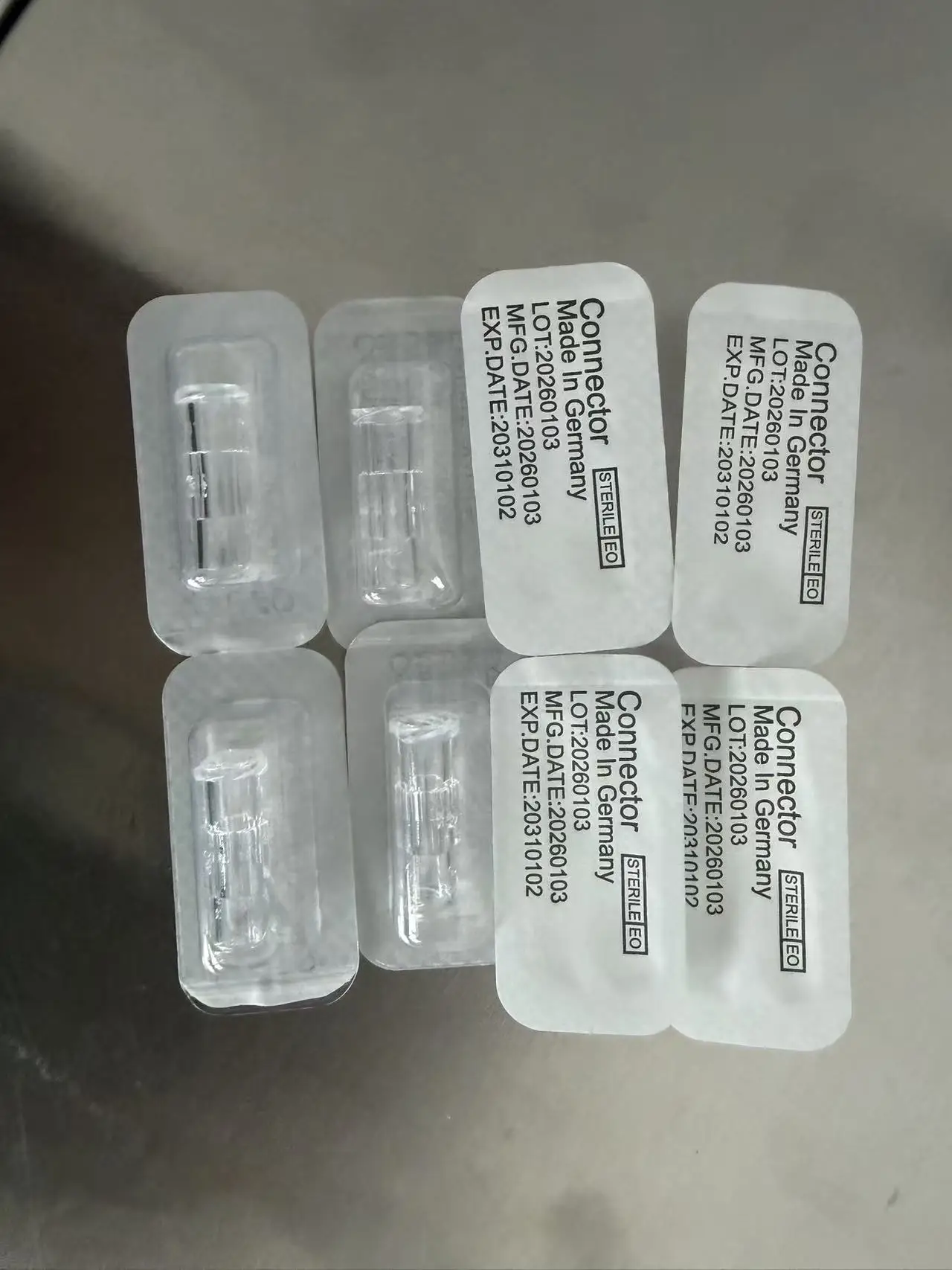 Oferta Imperdível: 100/200 Peças de Conector de Seringa Médica de Alta Resistência, Estéril, com Rosca Dupla Luer Lock