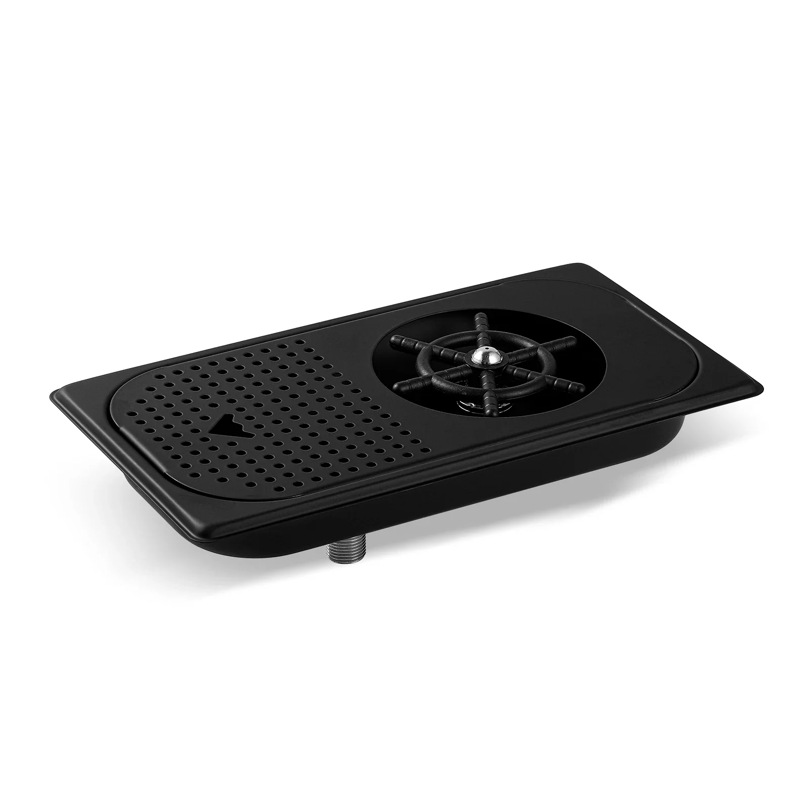 حوض زجاجي في معدن 3 قفازات، ستانلس ستيل، لأكواب القهوة، أنيق، قهوة، بار، اكسسوارات المطبخ المنزلية، أدوات باريستا #5