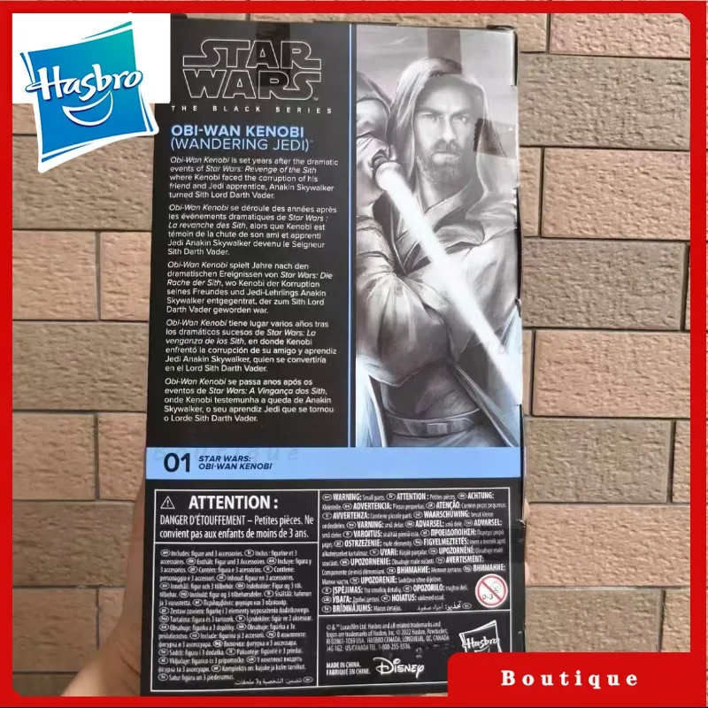 [Disponibile] Hasbro STAR WARS Il Maestro Jedi Nero Obl-Wan Kenobl Action Figure Giocattoli di modello