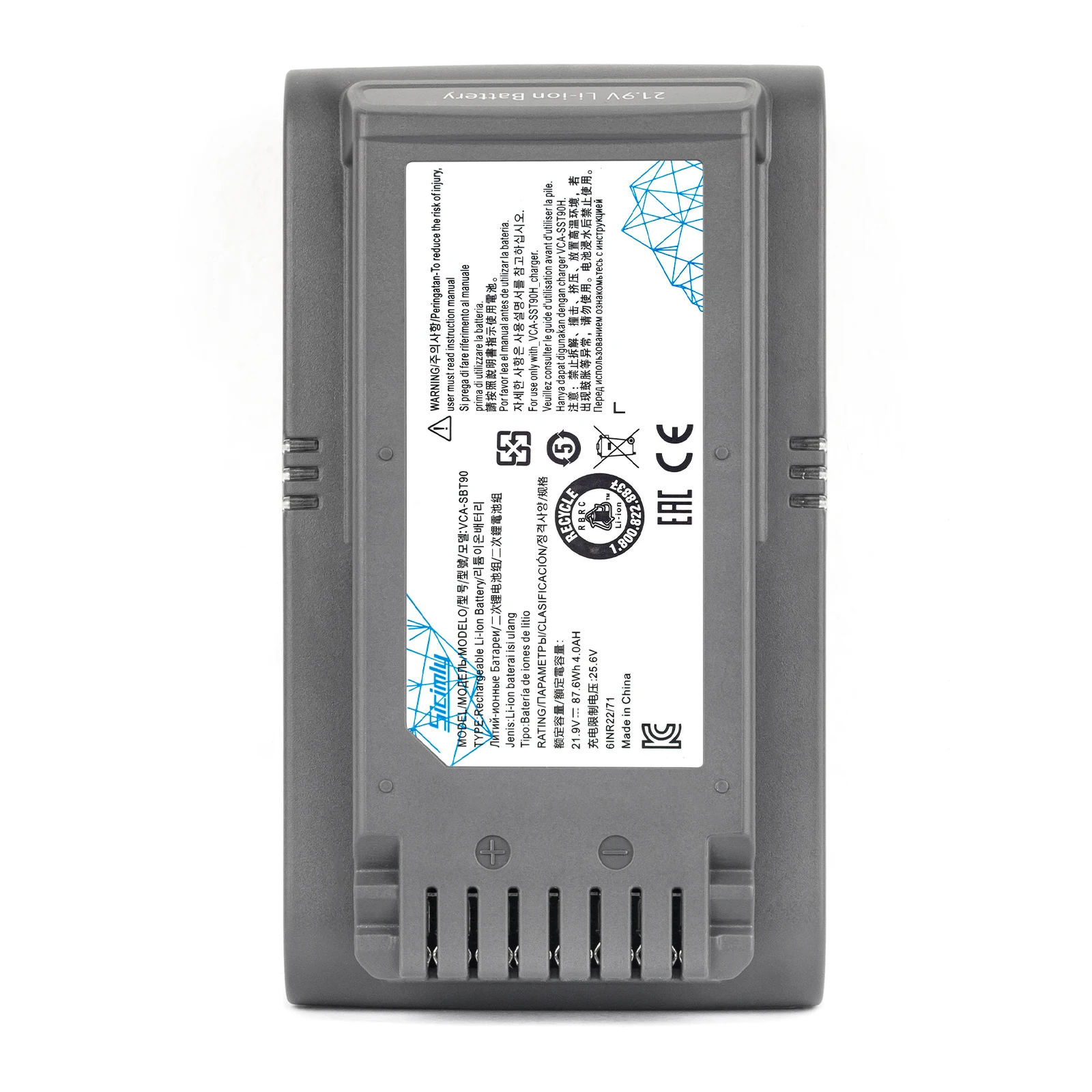 

Новинка 100%, аккумулятор для Samsung Vs9000 Jet90 Jet75, беспроводной ручной Аккумулятор для пылесоса