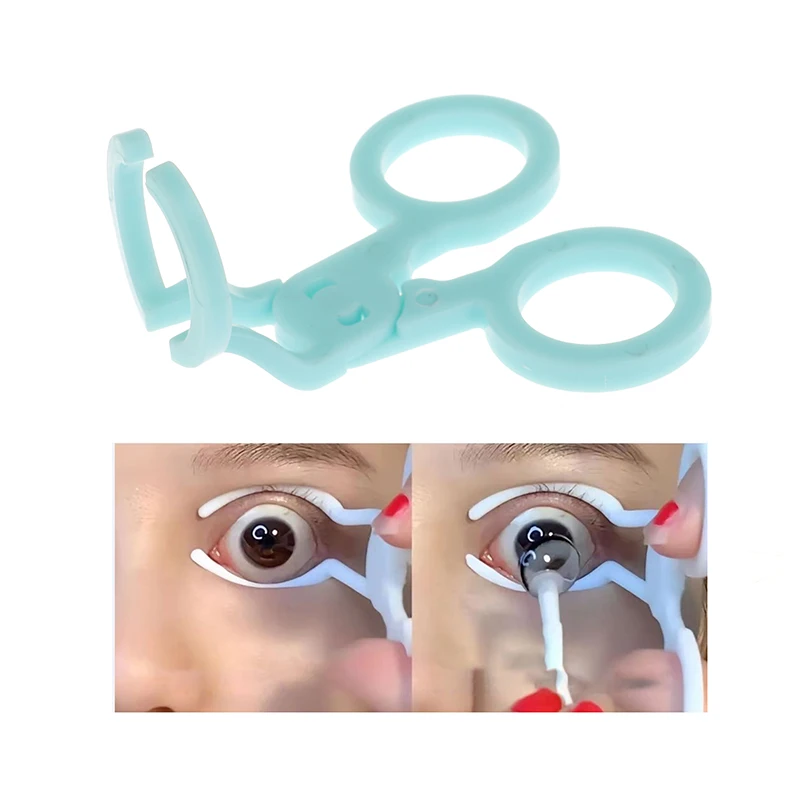 1pc Portable Women Eye Care Contact Lenses Inserter Remover Plastic Soft Tip Tweezer Stick Wearing Beauty Tool Lens Accessories