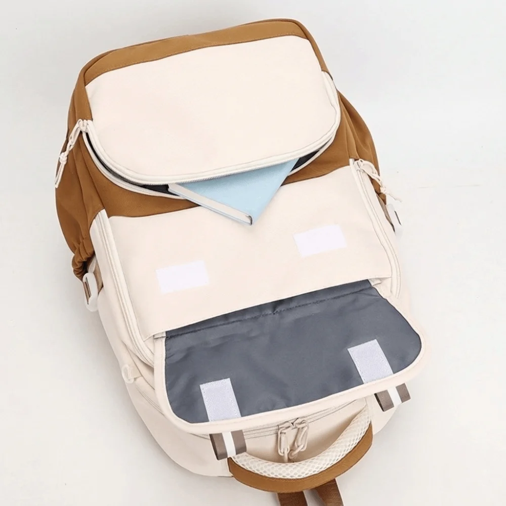 Oxford cloth Student Backpack Korean Style Multiple Pockets Student School Bag Large Capacity Harajuku Shoulders Bag Travel