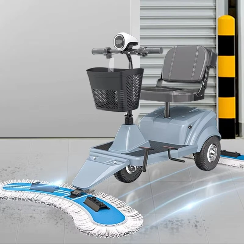 Floor Sweeping and Cleaning Machine Car Automatic Electric Cleaning Floor Sweeper and Scrubber Machine Ride on