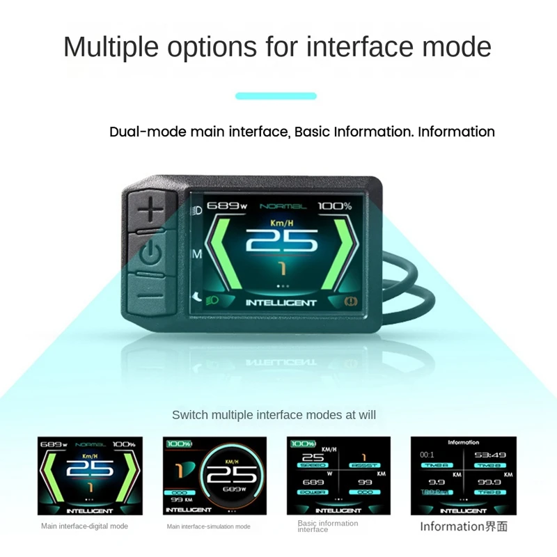 Bafang 600C display TFT M510 M600 M500 M560 motore rimuovi limite di velocità set diametro ruota display dedicato display multilingue