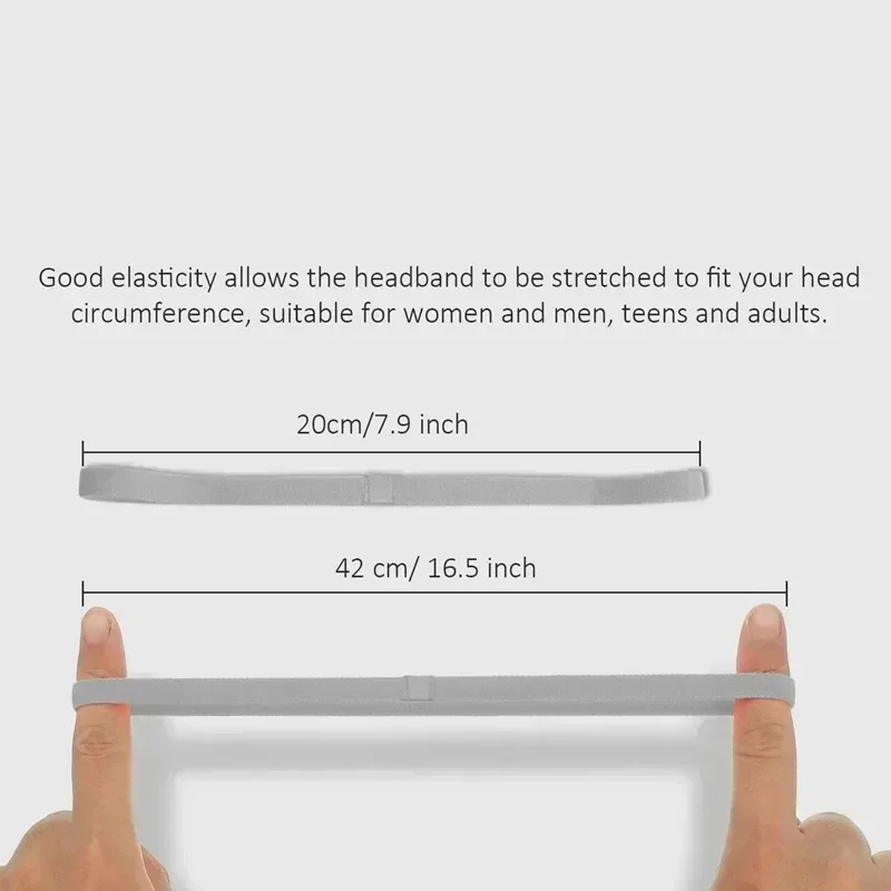 1 banda elástica antideslizante para el sudor, diadema para deportes al aire libre, ejercicio físico, banda para el cabello para Yoga, bandas para