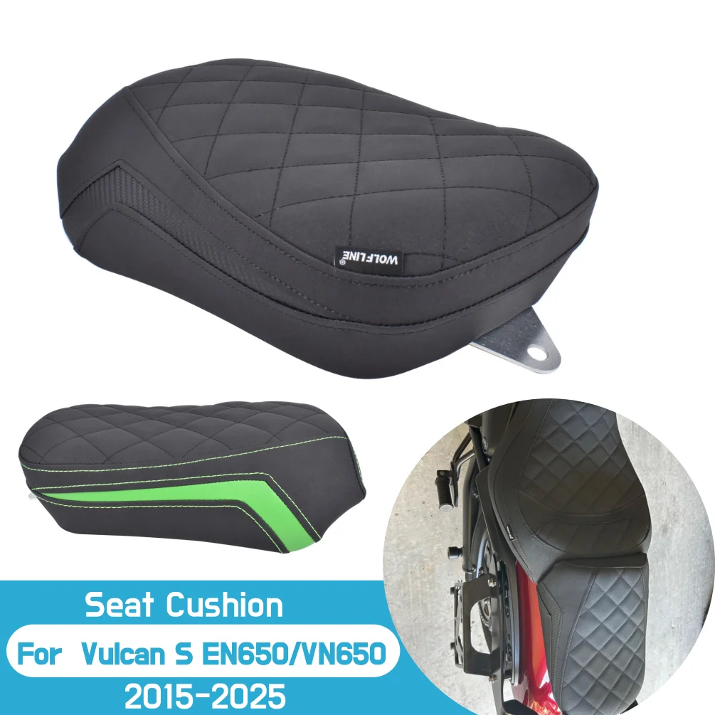 

EN650 VN650 Rear Seat Cushion Passenger Seat Pad Cover For Kawasaki Vulcan S VN EN 650 2015-2025 2024 Motorcycle Accessories