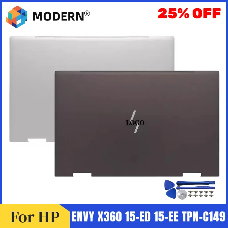 

НОВАЯ задняя крышка ЖК-дисплея для ENVY X360 15-ED 15M-ED 15-EE 15M-EE TPN-C149, коричневые металлические верхние корпуса L93204-001 L93203-001, замена