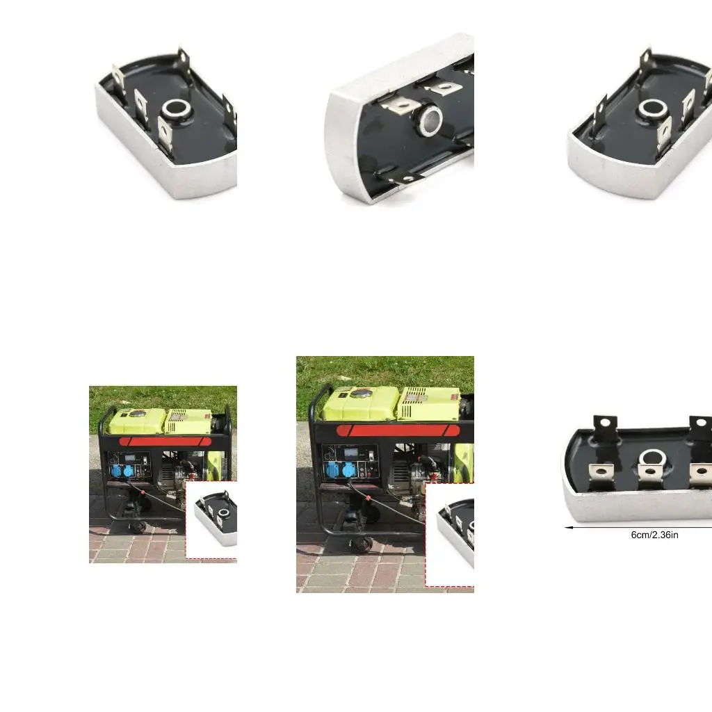  35A Current Handling High Temperature Resistant Structure Aluminum Metal Case