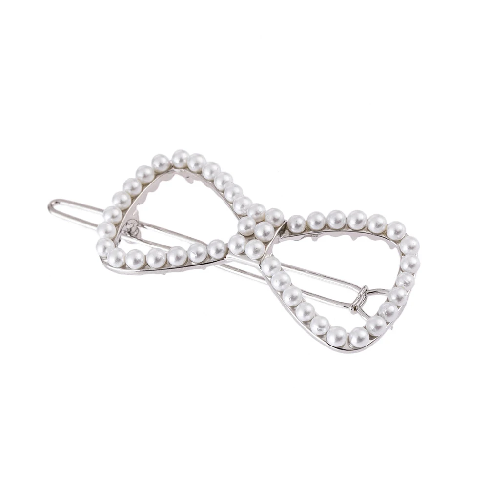 

4PCS Pearl Clips Crystal Hairpin Set for Girls Durable Material Travel Gift Women Bobby Pins Crystal Hairpin Hairstyling