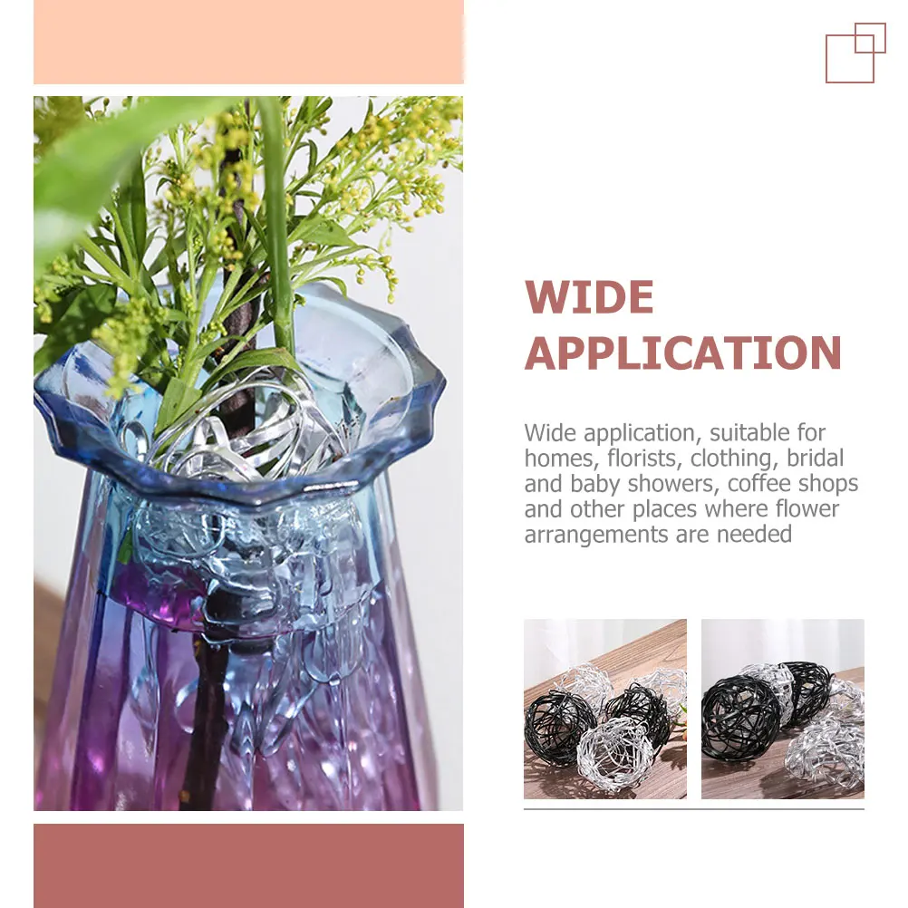 

2Pcs Flower Frog Floral Cage Vase Filler Arrangement Fixing Tool Flexible Deformable DIY Accessories Mesh Holder