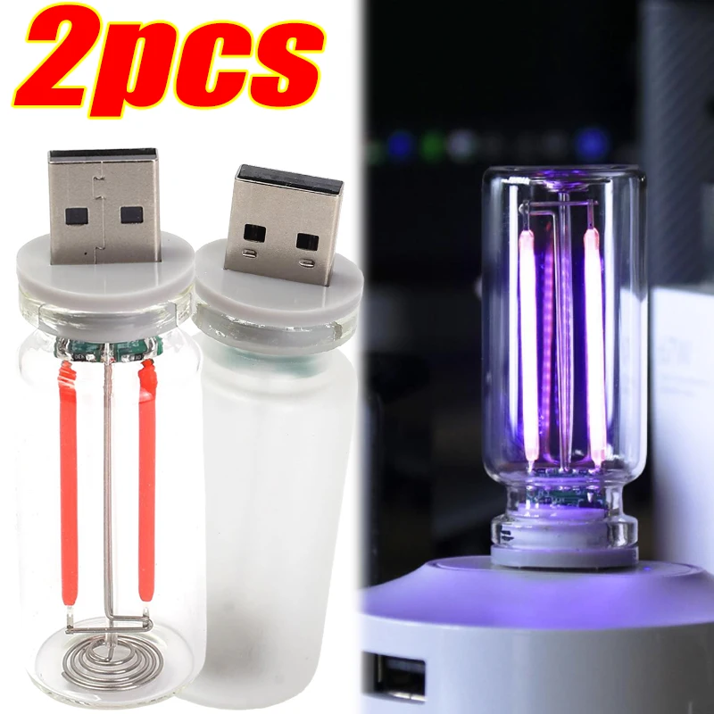 

1/2 шт. USB-светильник с сенсорным управлением, светодиодная лампа-ночник, атмосферная лампа, лампа накаливания, светодиодная лампа с филаментом, для автомобиля, кемпинга, домашнего декора