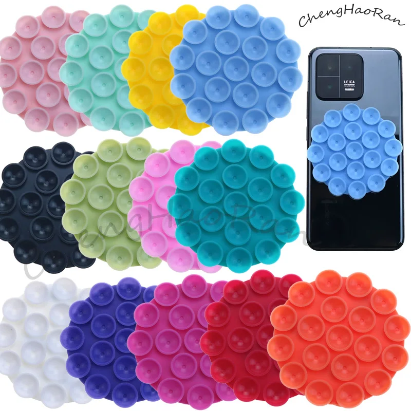 

Круглая силиконовая односторонняя присоска, Bluetooth-динамик, автомобильный держатель для телефона, резиновый крепежный зажим, силиконовые присоски