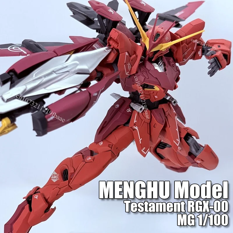 

В наличии: Модель MENGHU Testament RGX-00 MG 1/100 PB ZGMF-X12A, набор для сборки, игрушка, фигурка, пластиковый робот, подарок