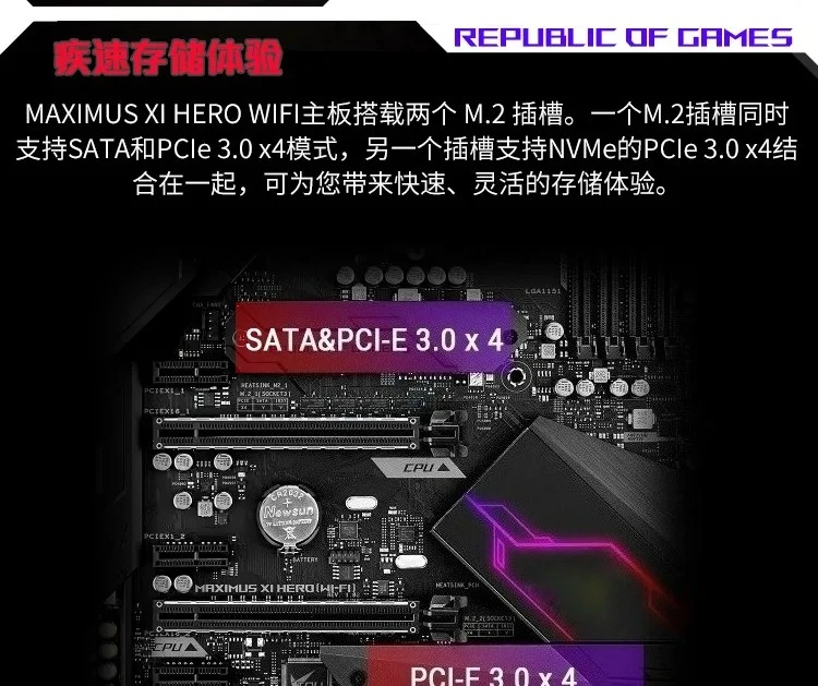 FOR ASUS ROG Maximus XI Hero (WI-FI) Player Country main board Z390