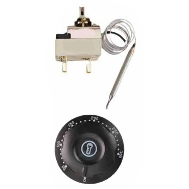 BAAO-2X Oven/Deep Fryer, Knob Thermostat, 25A Thermostat, 250V Temperature Limiter 50-300 Degree