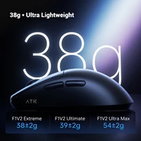ATK Blazing Sky F1 V2 Ultimate Gaming Mouse Ligero PAW3950Ultra 8000Hz Ergonómico Inalámbrico Extremo