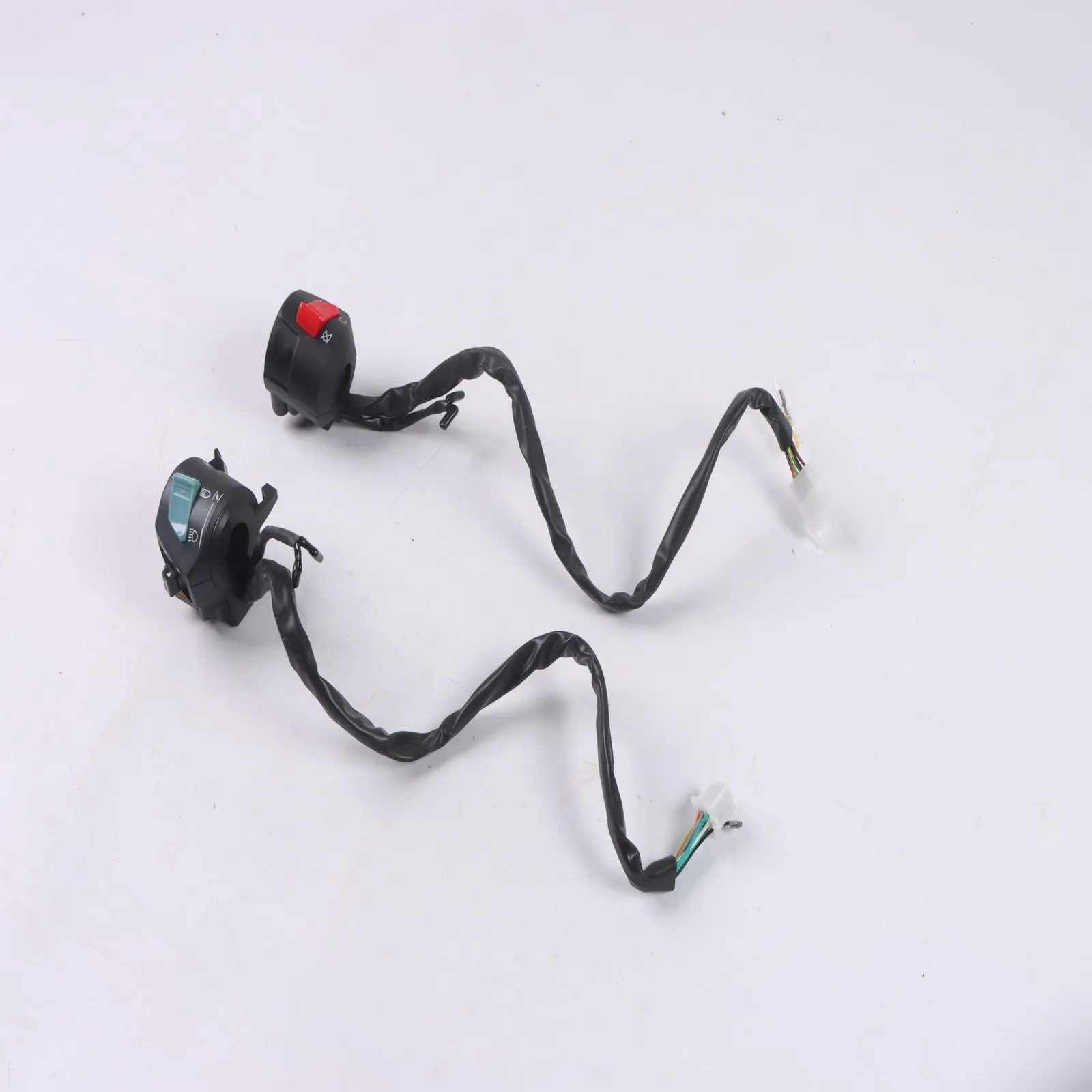 2pcs Handlebar Control Switch Assembly For 2006-2020 Italika DT150 FT150 Forza