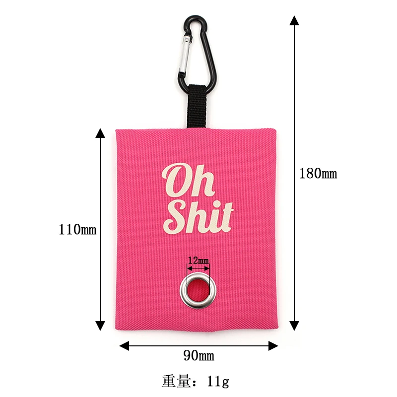 Portable Canvas Garbage Bags, Dog Poop Bags, Dispenser, Waste Bag, Holder, Produtos para Cães