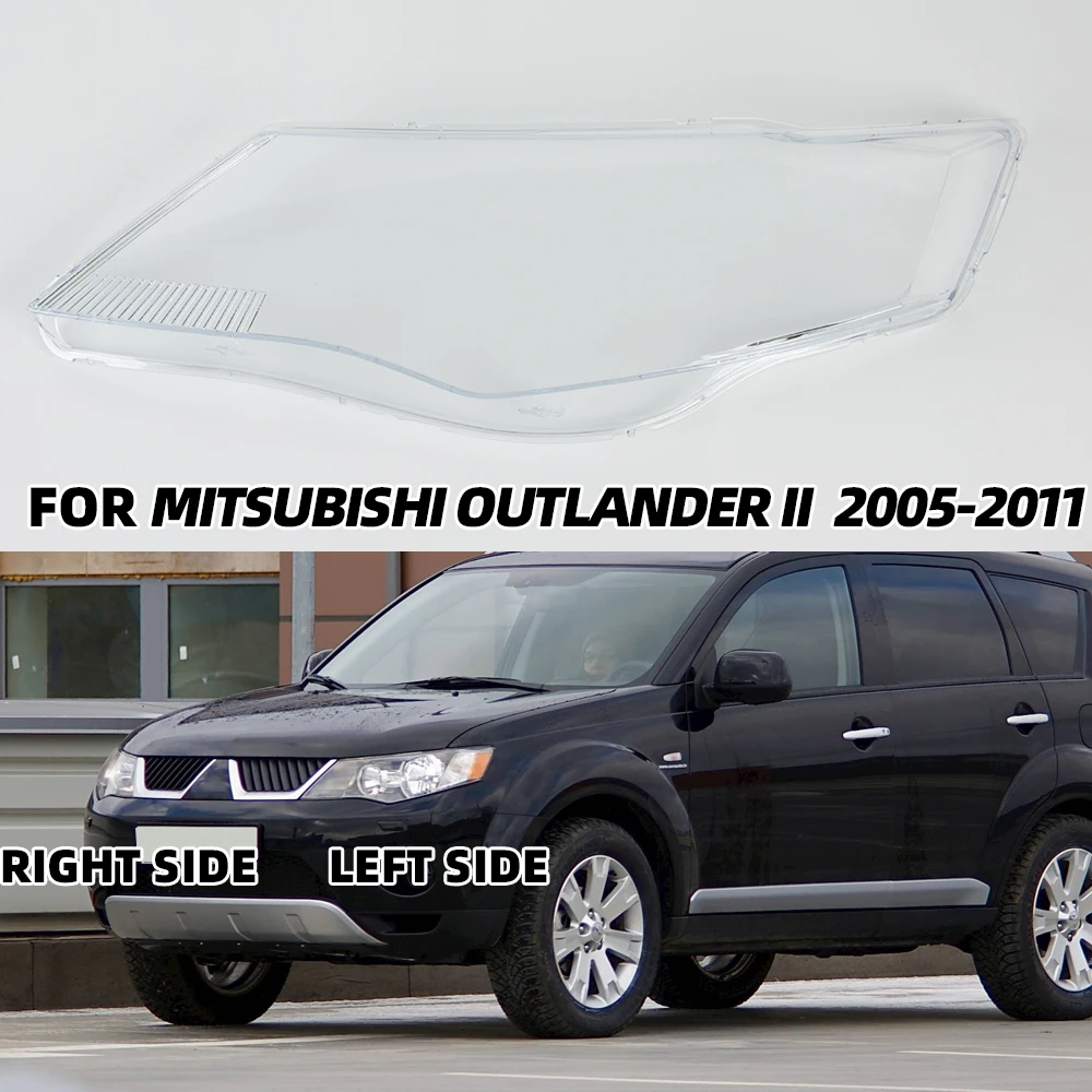 

Крышка для фары Mitsubishi Outlander 2005-2011, прозрачный абажур, замена оригинальных линз из оргстекла