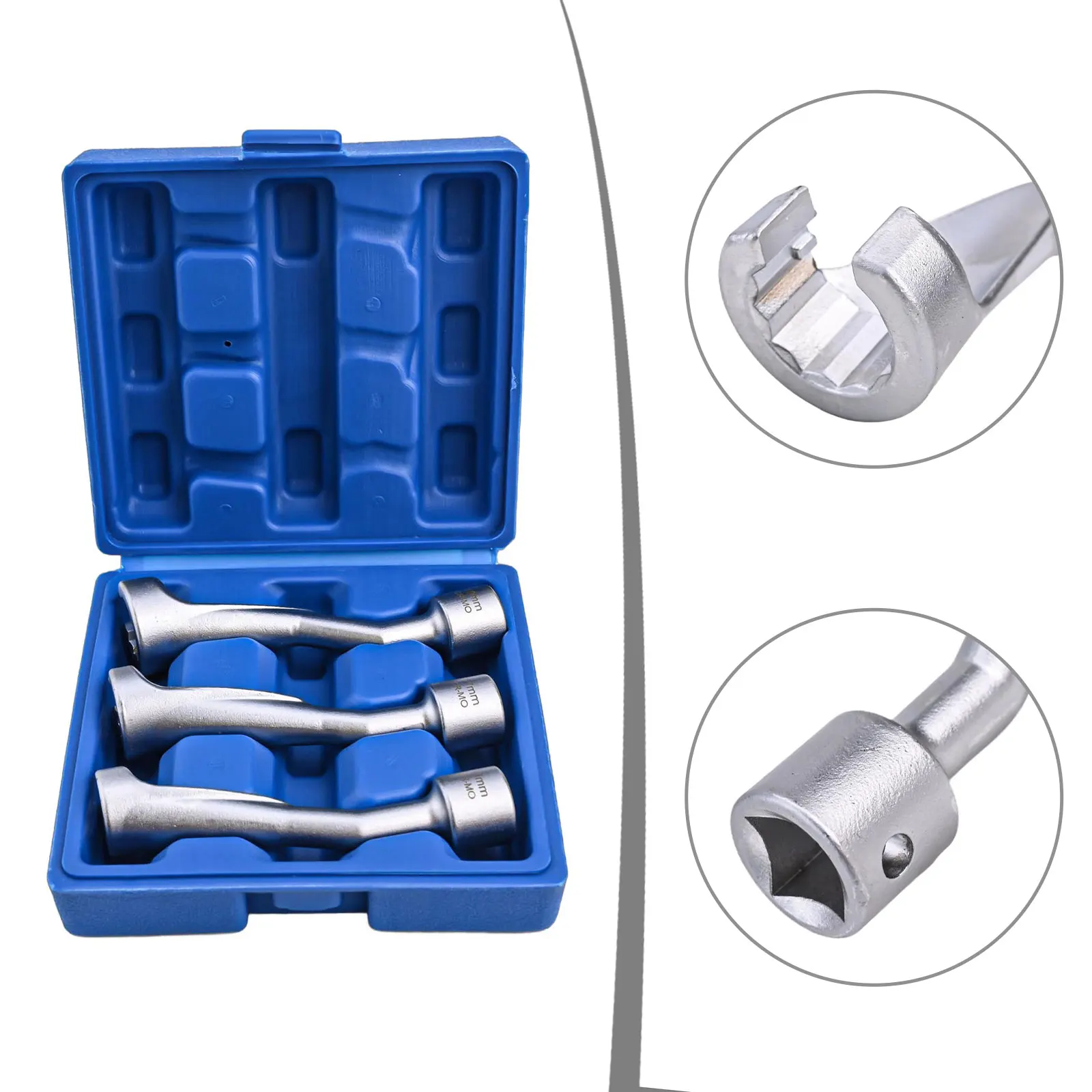 

Reliable 12 Point Injection Line Open Sockets Strong Grip for Tightening and Loosening 3pcs Set 14mm 17mm 19mm