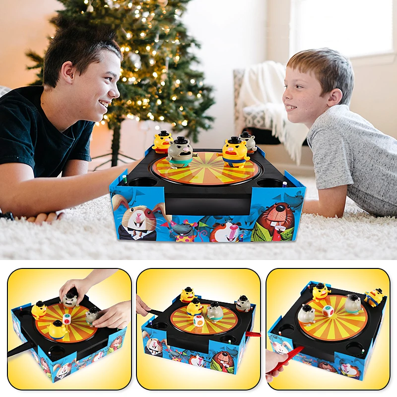 Wrestling Battle Board Game Interactive Toys Children's Board Game Desktop Toys Mini Fighting Finger Shooting Toys Puzzle Games